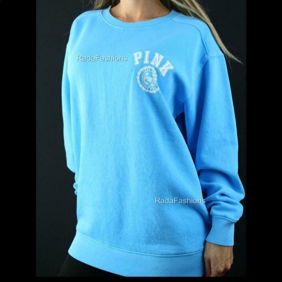 PINK Victoria's Secret Tops - Victoria’s Secret PINK Crew Fleece Sweatshirt